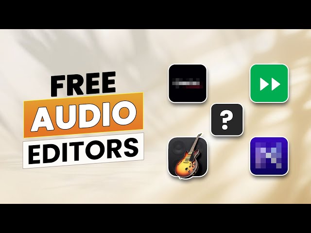 These Free Audio Editing Software Are Impressive!