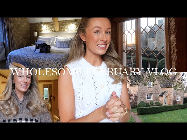 Wholesome February Vlog | Girly Staycation & Batch Cook With Me 🌿