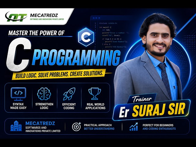 🚀 Learn C Programming from Scratch and build a strong foundation in coding!