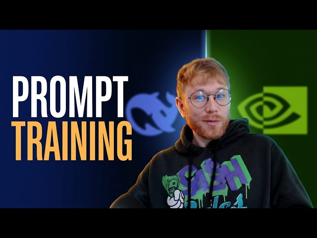 I stopped writing prompts and started training them — live #1