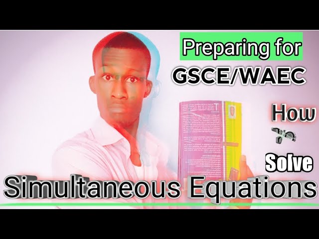 Simultaneous Equations #My Miss Anand #mathantics  Simultaneous Equations Maths Lessons (Part 1)