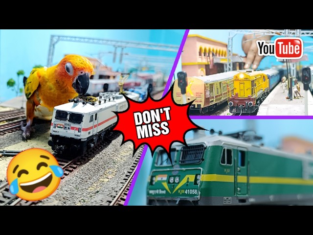 HO Scale Indian Railways Miniature Model Train Derailment and Fails Part 6 | model train videos