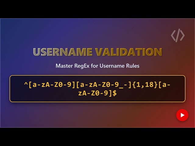 Regex for Username Validation: The Ultimate Guide for Beginners