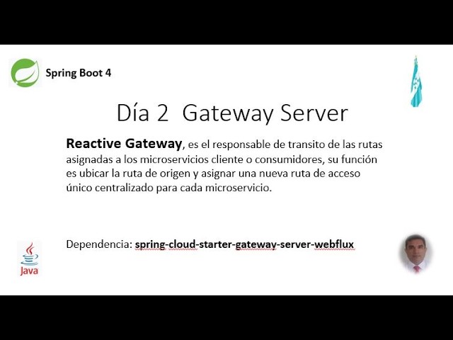 Dia 2 Taller Microservicios Gateway Server con spring boot
