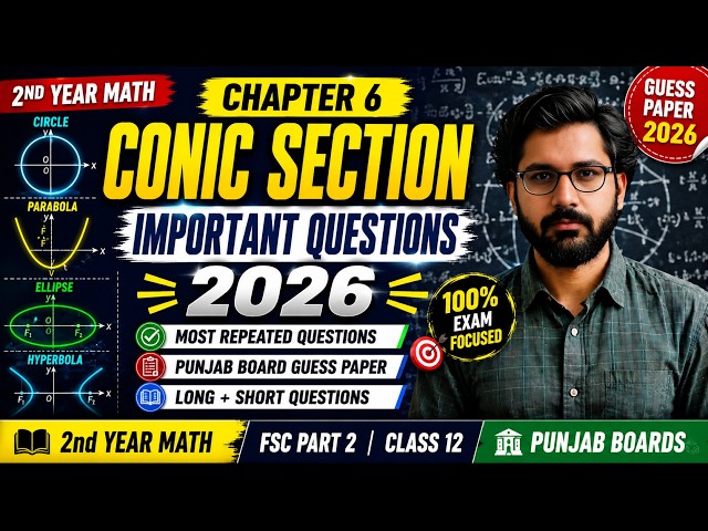 2nd Year Math Chapter 6 Important Questions | 2nd Year Math Guess Paper 2026