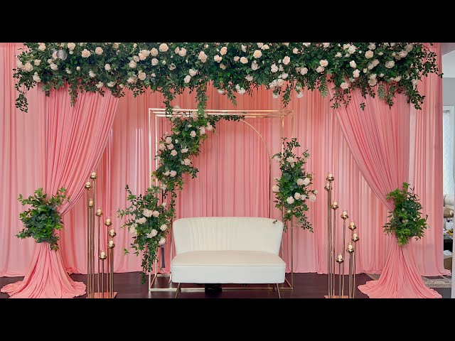 DIY - Elegant  Backdrop  Diy - Wedding Decor