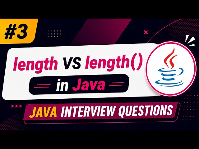 length VS length() in Java | Java Interview Questions | BuiltBy Error