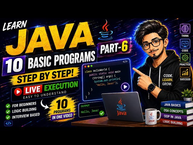 Part -6 | Java Basics Interview Coding Programs| Java | Coding | Interview 