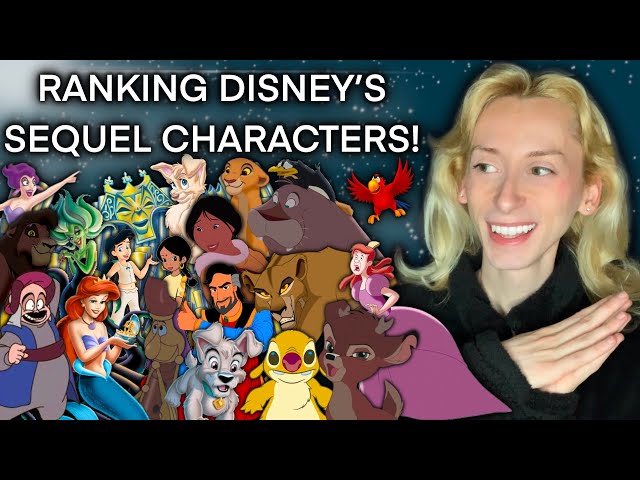 RANKING DISNEY'S SEQUEL CHARACTERS!! 🐻🦜🐙 with Nicky Marra!