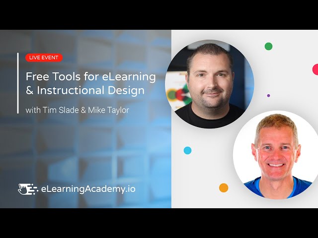 Free eLearning & Instructional Design Tools with Mike Taylor