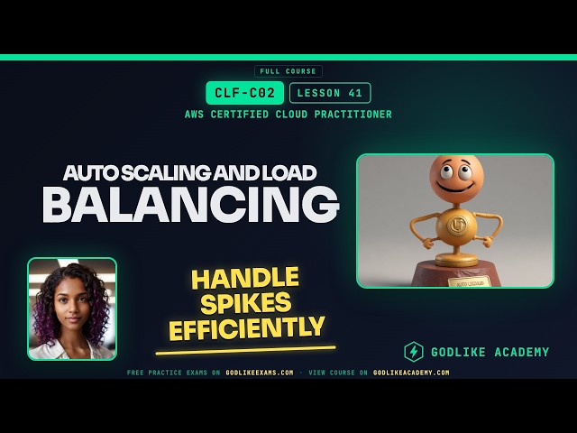 CLF-C02 AWS Certified Cloud Practitioner · Lesson 41: Auto Scaling and Load Balancing Essentials
