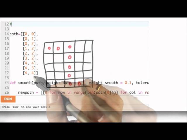 Path Smoothing - Artificial Intelligence for Robotics
