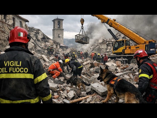 DESTRUCTION IN ITALY! Magnitude 6.2 earthquake leaves Calabria in tatters