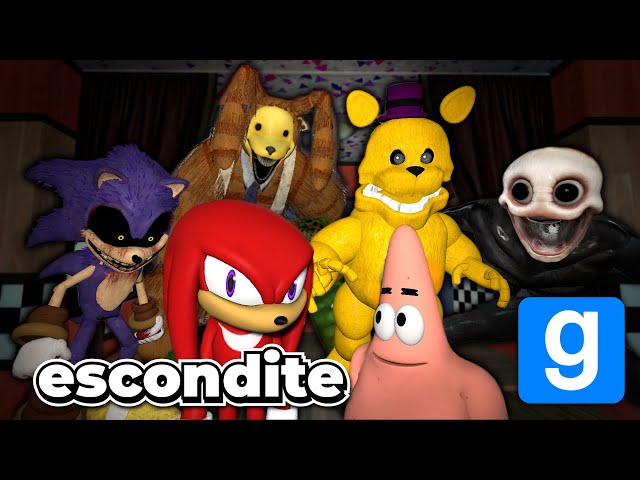 ESCONDITE REMIX en GARRY'S MOD 😈🔥
