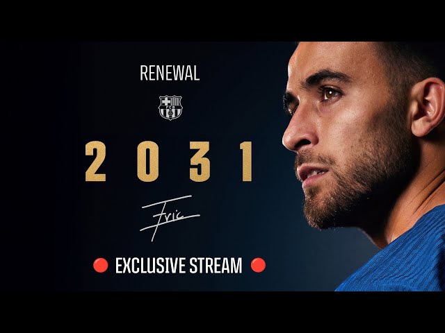 🔴 EXCLUSIVE LIVESTREAM: ERIC GARCIA signs his NEW CONTRACT for FC BARCELONA 📝🔵🔴