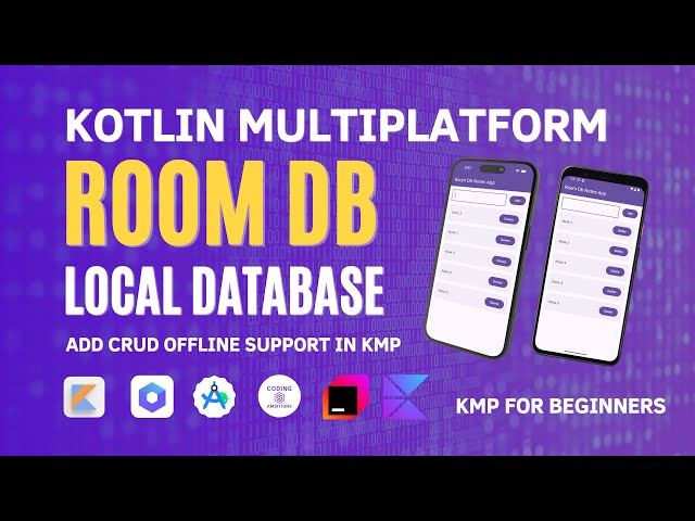 Local Database Room in Kotlin Multiplatform | Room DB Kotlin Multiplatform - KMP For Beginners