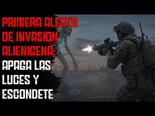 Primera alerta de invasión alienígena: apaga las luces y escóndete