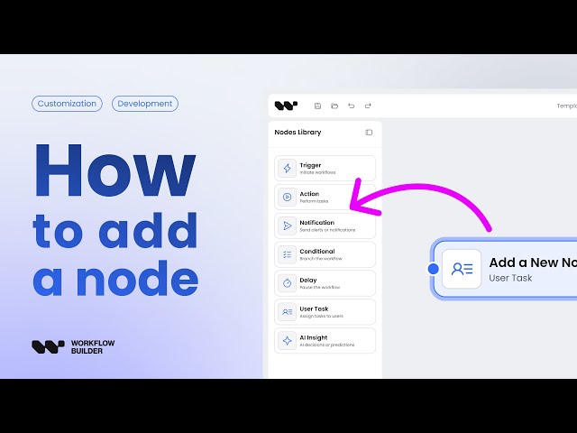 How to Add Custom Nodes and Forms in Minutes | Workflow Builder SDK Tutorial