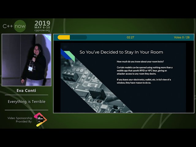 Everything Is Terrible - Eva Conti - C++Now 2019