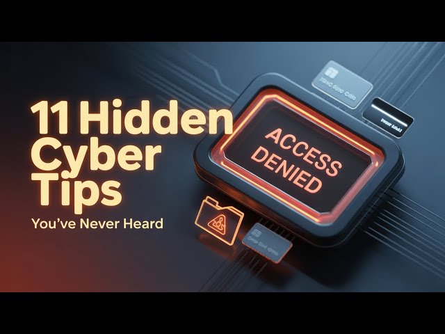 11 Advanced Cybersecurity Tips You’ve NEVER Heard Of