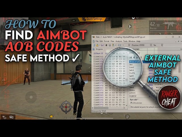 HOW TO FIND AIMBOT CODES ✅💯 | AOB SCAN | ADVANCED TUTORIAL | FREE FIRE PC PANELS | FIXED ALL ISSUE