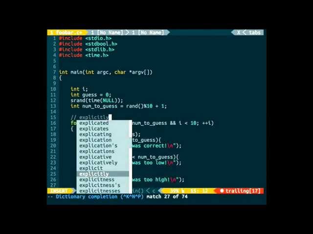 Intermediate Vim