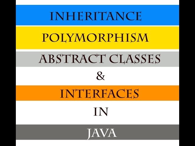 Inheritance Polymorphism Abstract Classes & Interfaces in JAVA under 35 minutes