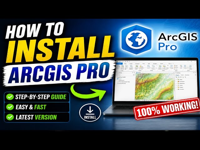 How to Install ArcGIS Pro || Easy Guide 2026 for Beginners 