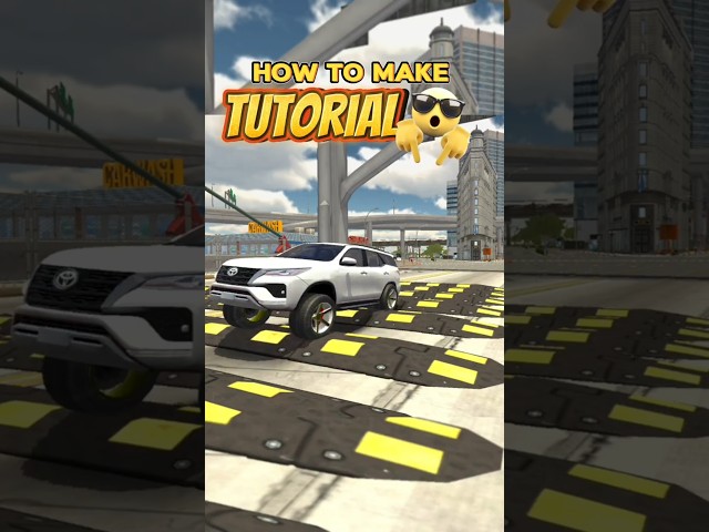 Speed Bumps tutorial 🤯 #carparkingmultiplayer #shorts