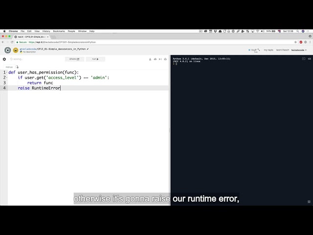 192  A simple decorator in Python