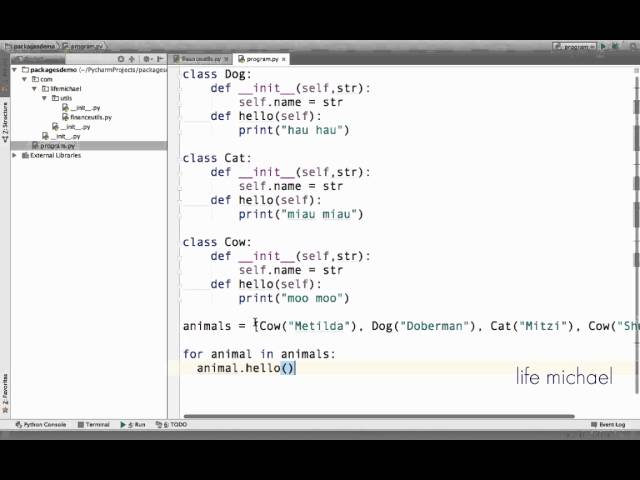 Polymorphism in Python