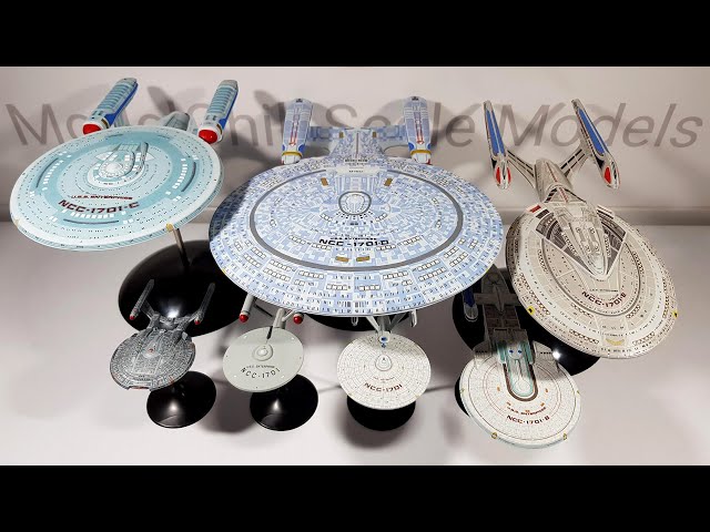 Amazing value! AMT's USS Enterprise packed model set