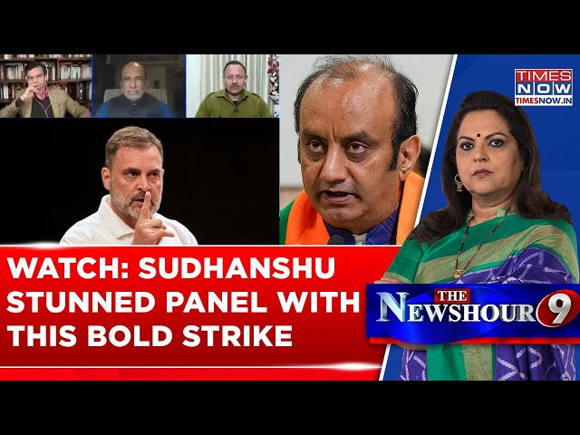 Sudhanshu Trivedi Strikes Hard, Debate Erupts Moments Later! Sanjay Jha, Anand Ranganathan Weigh In