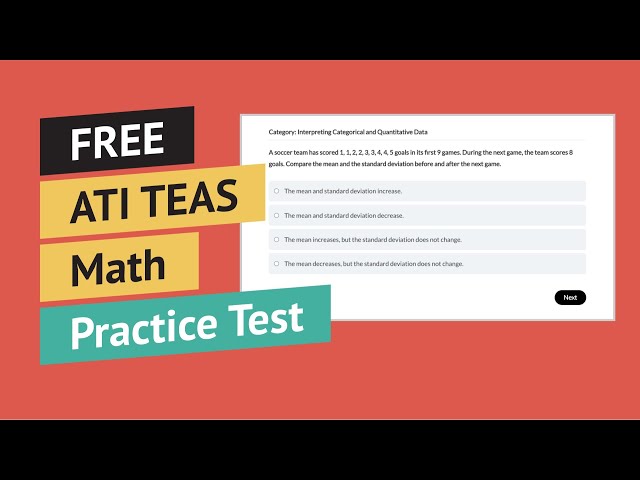 ATI TEAS 6 Free Practice Test Math