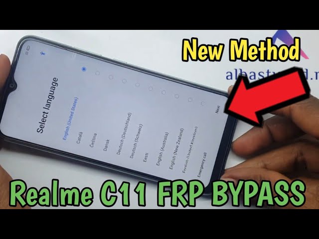 realme c11 android 11 frp bypass, realme c11 bypass google account