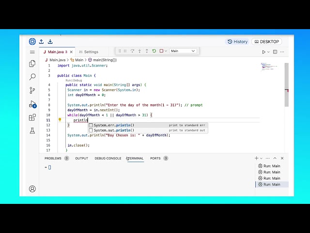 Mod 8B CIS125 Validating numeric input within a range