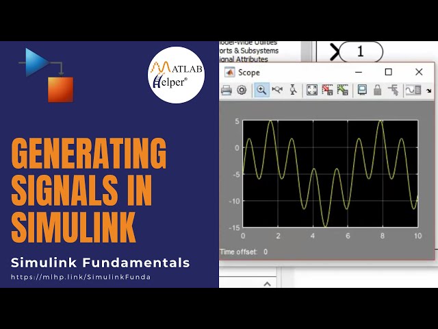 Generating Signals in Simulink | Simulink Fundamentals | @MATLABHelper