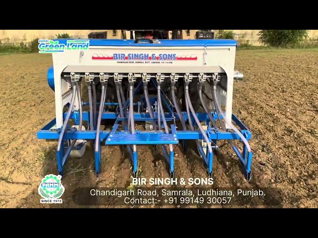 PammiGreenland Zero Till Seed Drill  #agriculture#farming #seeddrills #pammiGreenland #manufacturing