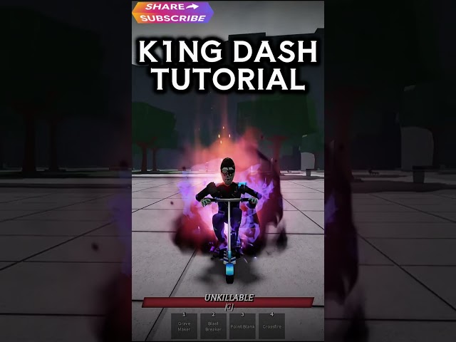 K1NG DASH TECH TUTORIAL TSB #roblox #tsb #thestrongestbattlegrounds