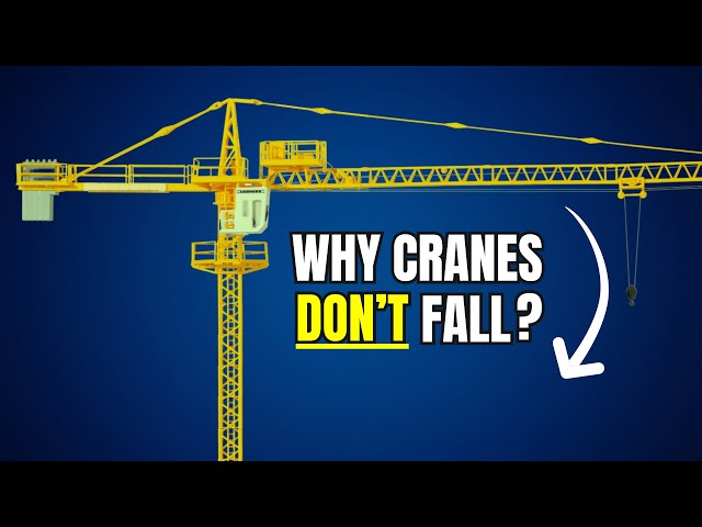 Why Don't Tower Cranes Fall Over? #construction