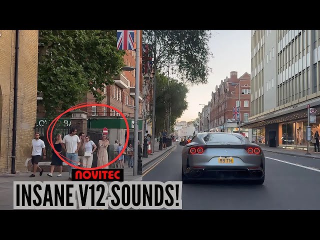 NOVITEC Ferrari 812 Superfast DESTROYS London Streets! INSANE Reactions & Accelerations!