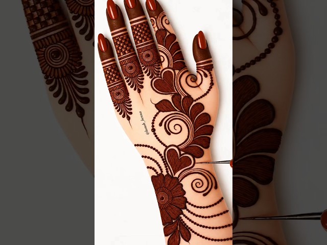 रक्षाबंधन स्पेशल_ simple mehndi design for back hand| easy mehndi design| new mehndi design