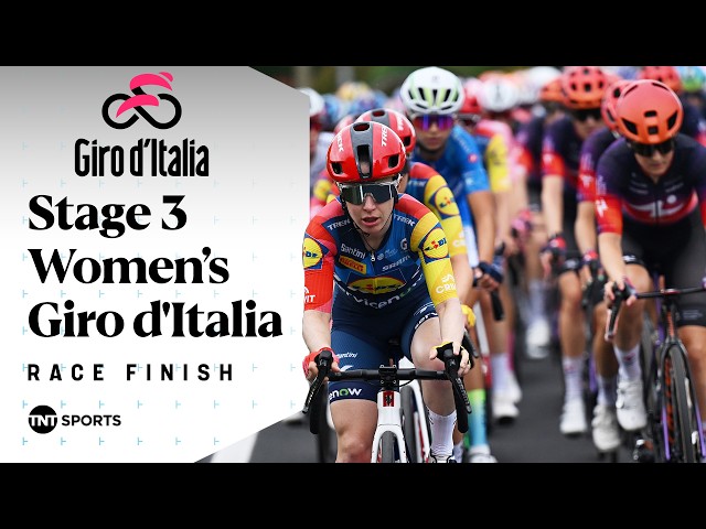 ¡VELOCIDAD INIGUALABLE! 🔥 | Giro de Italia femenino 2026, últimos kilómetros de la etapa 3 | TNT ...