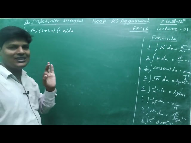 Integration Class 12 | RS Aggarwal Ex-12 /Lecture- 03