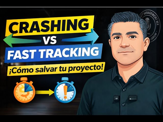 🎯 Crashing vs Fast Tracking | Cómo acortar cronogramas sin destruir tu proyecto|ProjectManagementMx