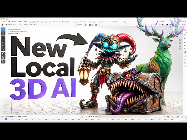 New Local 3D AI Generator Is Pixel-Perfect — Pixal3D (Open Weights)