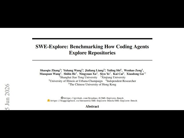 Can Coding Agents Actually Read Code? | SWE-Explore Explained