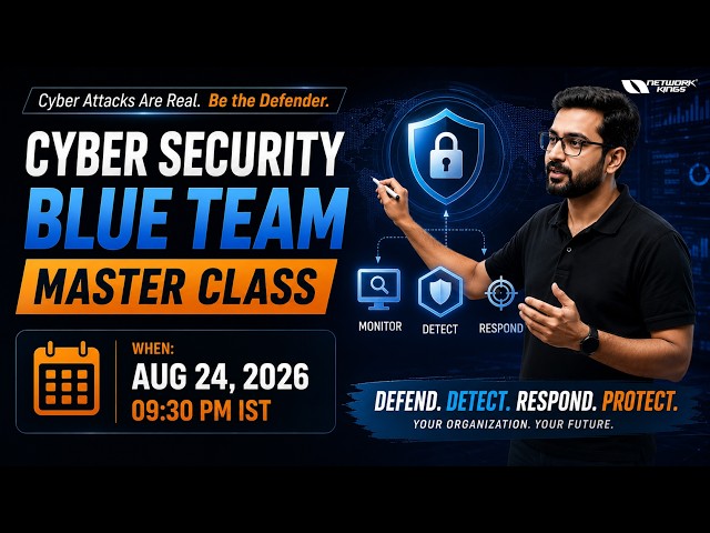 Cyber Security Blue Team Master Class | Network Kings