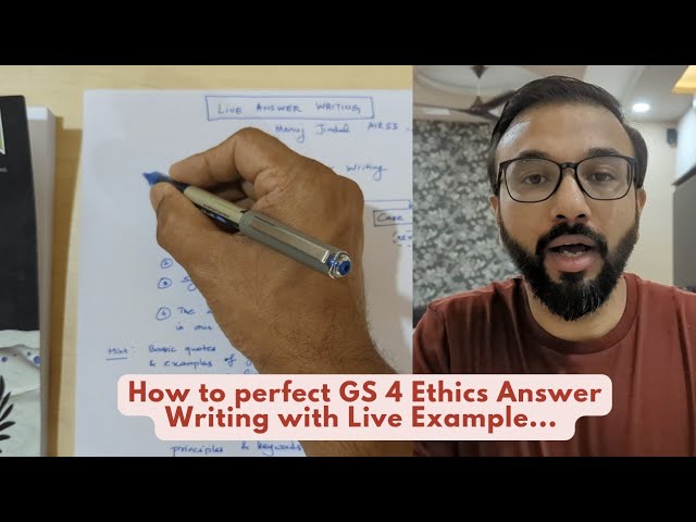 Live Ethics GS 4 Answer Writing for UPSC by Manuj Jindal IAS AIR 53 #ias #upsc #aspirants #upsc2023