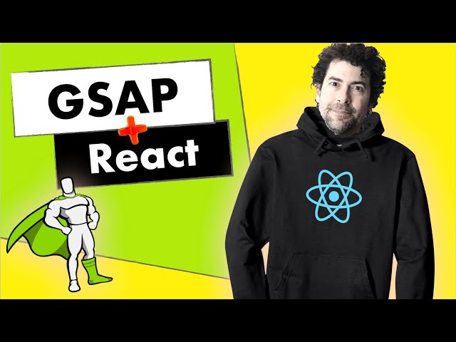 [REACT x GSAP Tutorial]  Master Animations in React with the NEW useGSAP Hook